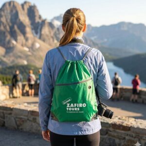 mochila verde zafiro